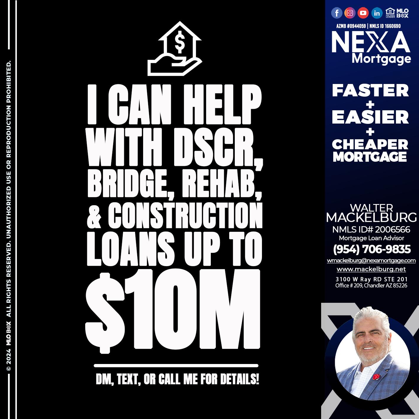 I CAN HELP - Walter Mackelburg -Mortgage Loan Officer
