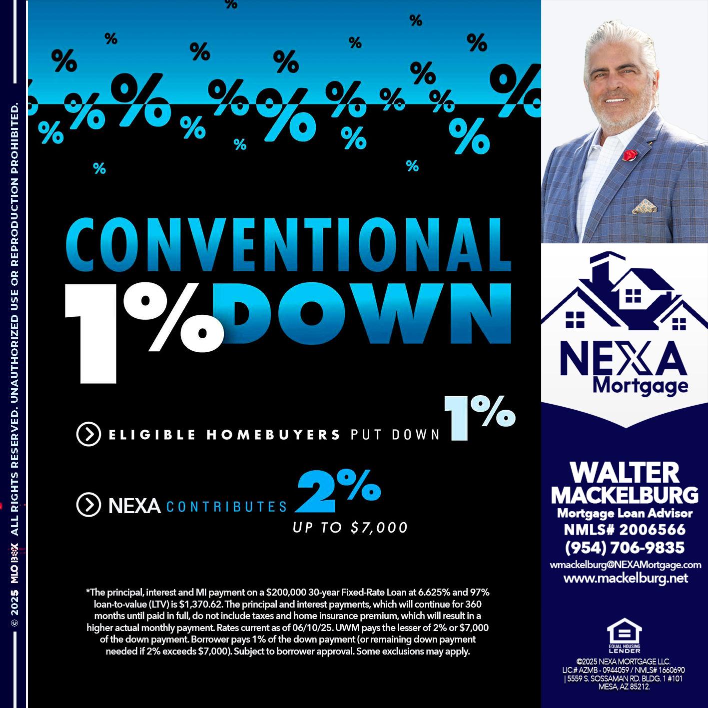 conventional - Walter Mackelburg -Mortgage Loan Officer