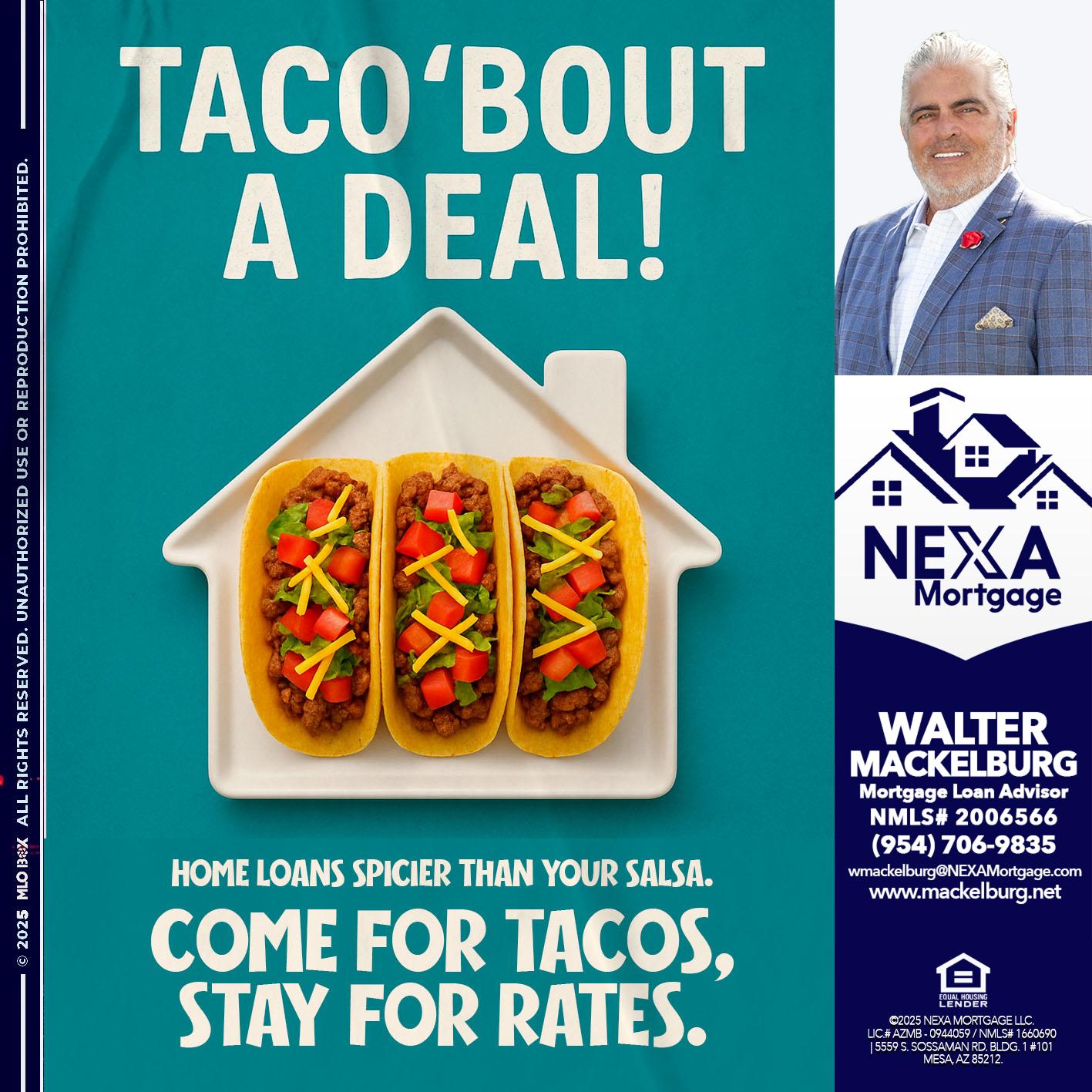 TA-CONVERSEMOS - Walter Mackelburg -Mortgage Loan Officer