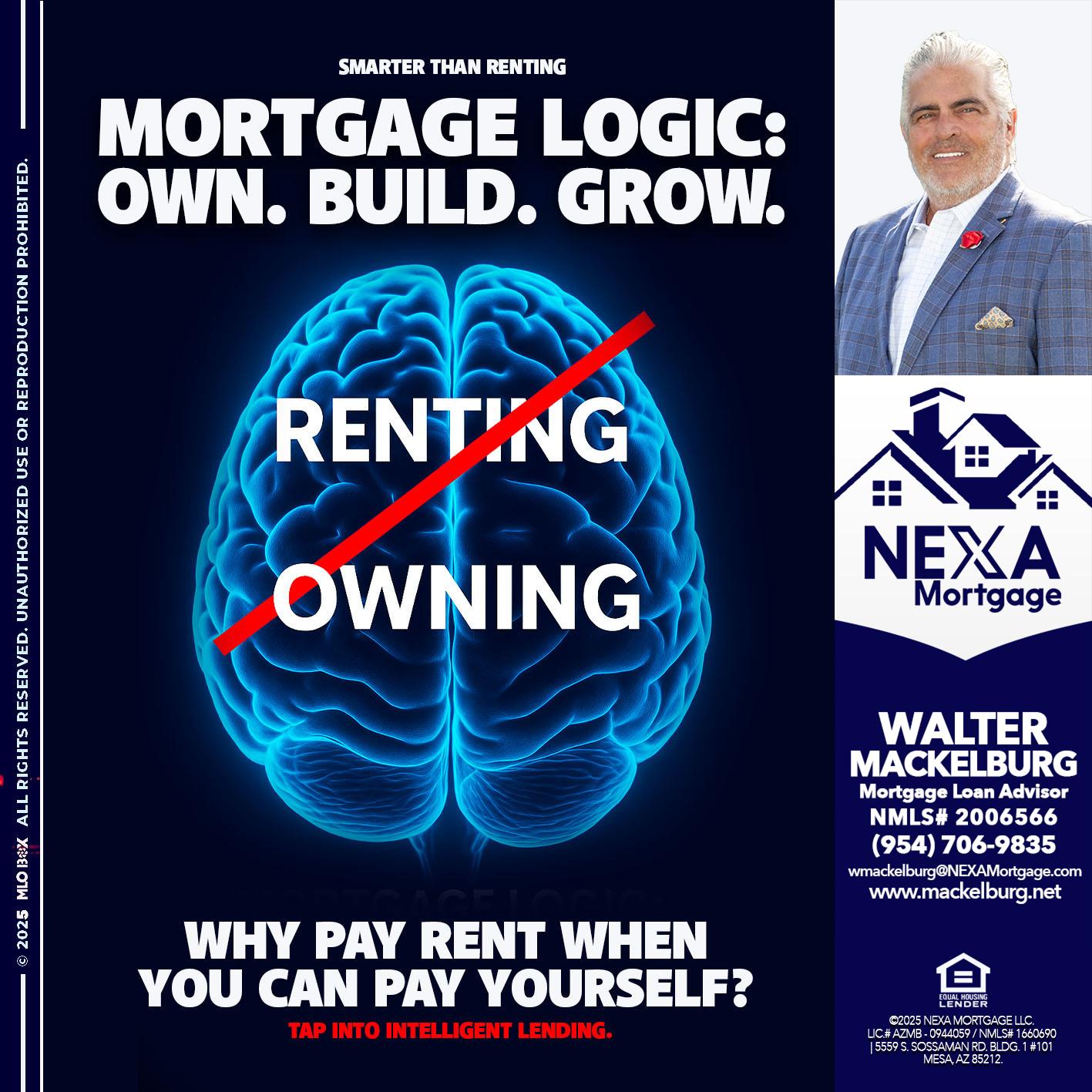 mortgage logic - Walter Mackelburg -Mortgage Loan Officer